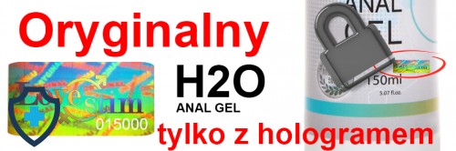 H2O ANAL GEL 150ml WYRÓŻNIONY ŻEL ANALNY