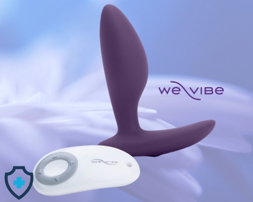 We-Vibe Ditto - fioletowy korek analny sterowany pilotem lub telefonem