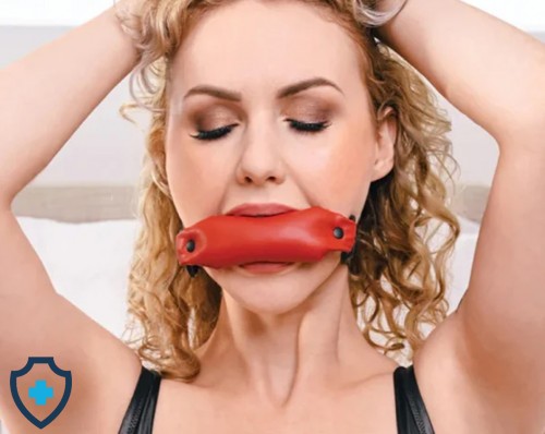 Knebel do ust - gadżet BDSM