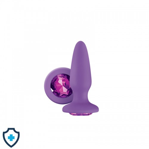 Ekskluzywny korek analny w kolorze purpury