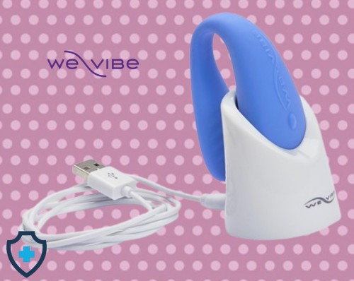 We-Vibe Match -  niebieski wibrator dla par sterowany pilotem