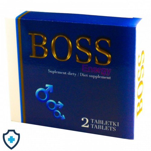 Boss Energy Ginseng - niebieskie tabletki na mocną erekcję, 2 szt. sexshop w krakowie