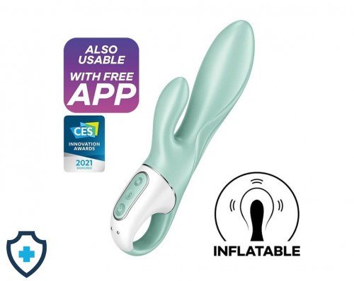 Niebieski wibrator sterowany aplikacją Erotic med