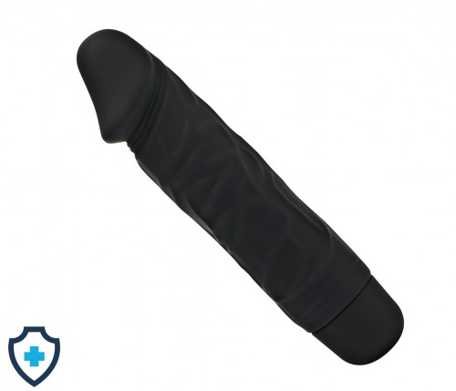 Niewielki wibrator w kolorze czarnym, 16 cm