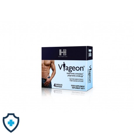 Viageon - tabletki na mocną erekcję dla mężczyzn, 4 tbl.